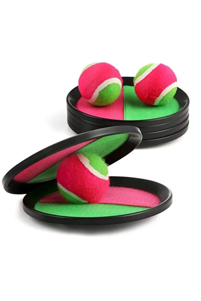 unes Catch the Ball Health Ball Horse Catching Velcro Ball Catching Game Set ...