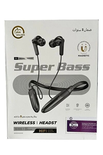 Golden Plus HD Plus Wireless Magnetic Bluetooth Headphones deliver stereo sou...