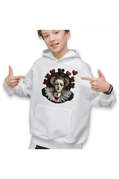 OEM Hanorac Copii Baieti Alice Tara Minunilor Regina de Cupa