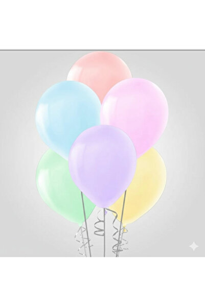 MFM Macaron Color Balloon Mixed 50 Pieces