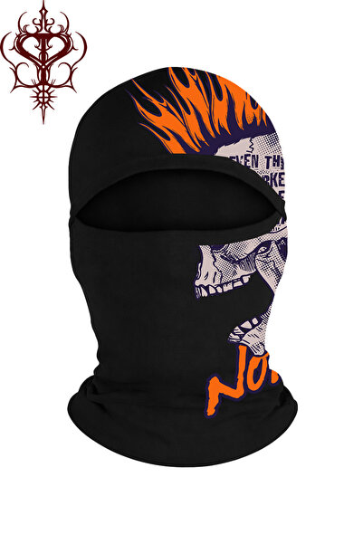 Tarzsokak Burning Skull Rebel Motosiklet Giyim Maske & Balaklava