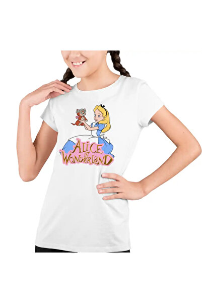 OEM Παιδικό Κορίτσι με Μπλουζάκι Alice in Wonderland Dinah