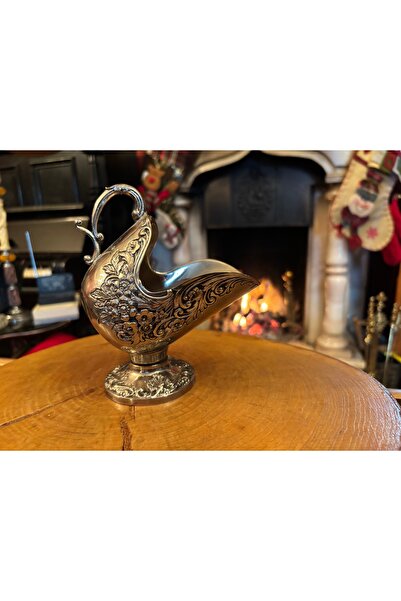 tayfuntufan antika koleksiyon Italian Leonard Silver-Plated Sauce Bowl - 15 c...