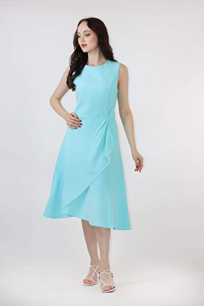 2TRENDY Sky blue short dress