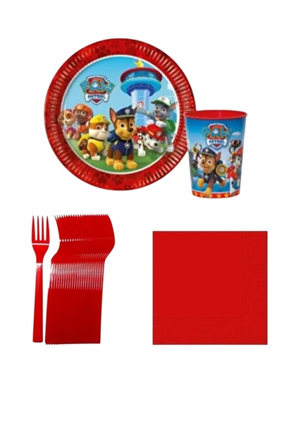 CAVAŞ sun hat PAW PATROL TEAM THEMED 8 Ατόμων - Οικονομικό Πακέτο 4 τεμαχίων ...