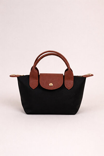 ICONE BAG Parachute Fabric Faux Detailed and Long Handle Women's Shoulder Bag...