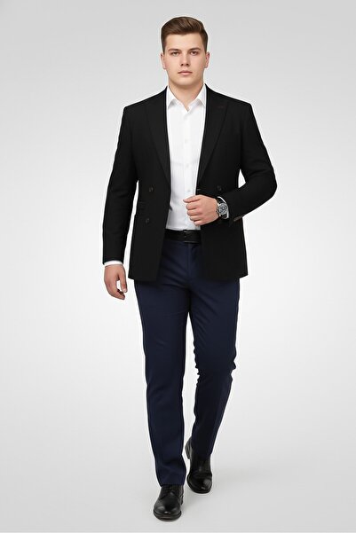 Harmont & Blaine Jeans Men Regular Fit Solid Long Sleeve Semi-Formal Blazer, ...