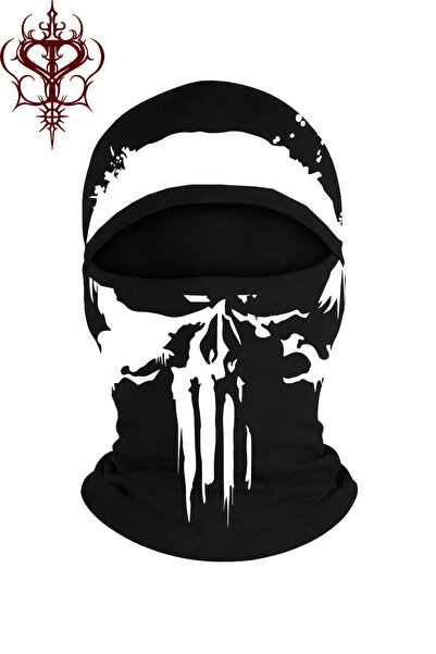 Tarzsokak Painted Skull Motosiklet Giyim Maske & Balaklava