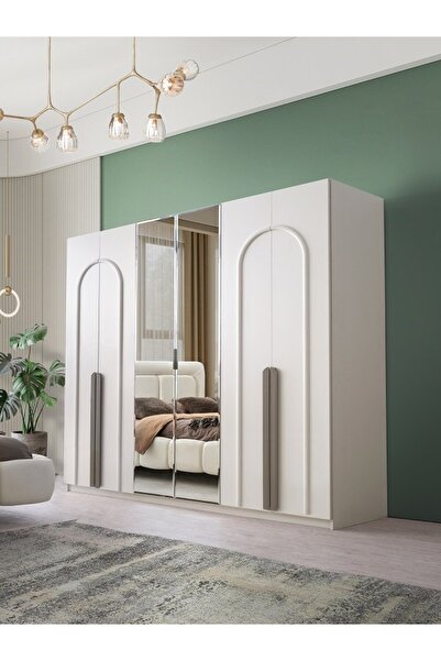 AYDINEV BARCELONA MDF 6 KAPILI DOLAP