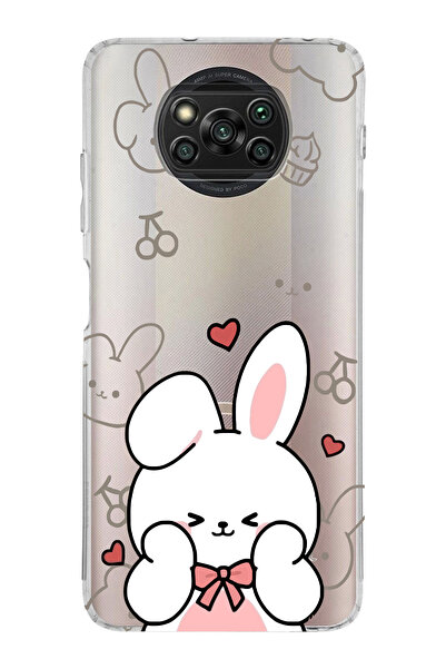 moonset Poco X3 / X3 Pro Uyumlu Baskılı Yumuşak Silikon Şeffaf Telefon Kılıfı