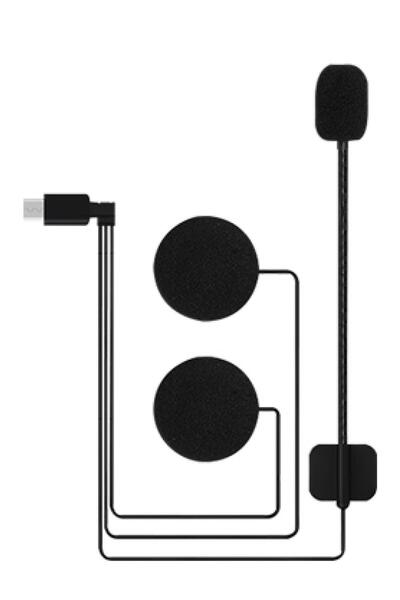 PREPARE Y Serisi Kask Kulaklığı için Kablo Kulaklık Mikrofon Takımı Type-C