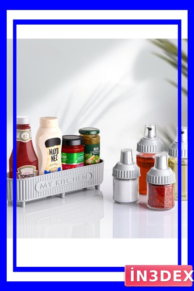 İN3DEX طقم وعاء زيت وملح بسعة 370 سم مكعب