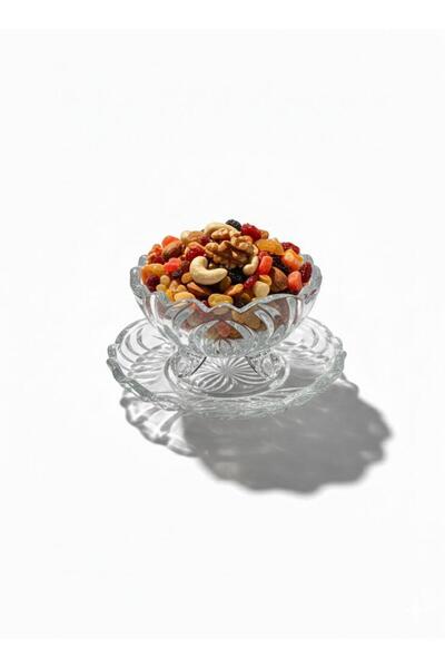 Altabi Elegant Cut Crystal Look 12 Piece Snack Bowl Set - Luxury Presentation...