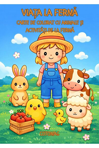 Cotomag Αγροτική Ζωή - Βιβλίο Χρωματισμού με Ζώα και Αγροτικές Δραστηριότητες...