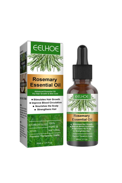 EELHOE إلهو زيوت إكليل الجبل العطرية زيت الروزماري لانبات الشعر من الجذور - 3...