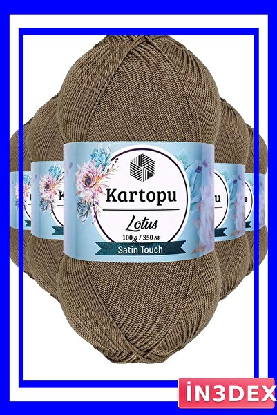 İN3DEX 5-Piece Knitting Yarn Set for Knitting Bikinis and Blouses