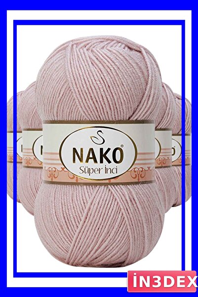 İN3DEX 5 Pieces of 100 Gram Yarn Pack for Hand Knitting
