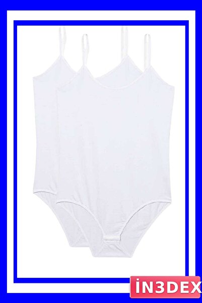 İN3DEX Women's White Bodycon Tank Top with Snap Buttons, 2-Pack