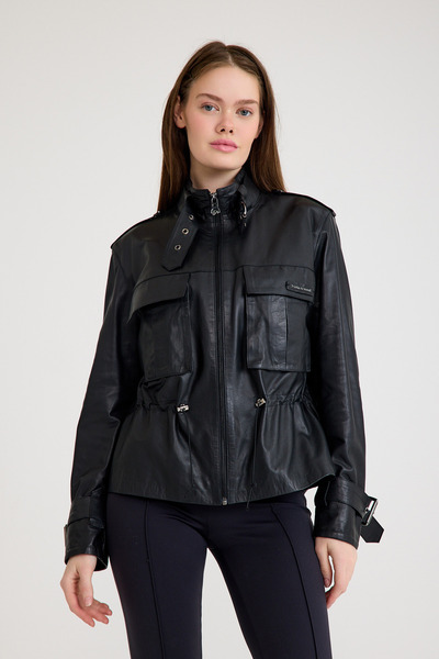 Franko Armondi Regular Orta Boy Deri Ceket – VB-13-BK-2074-22541