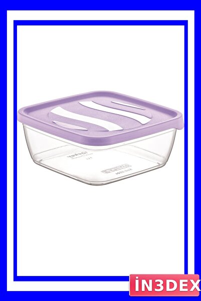 İN3DEX Square Shaped 3 Piece Food Storage Container Set