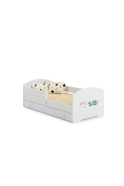 Other Children's bed LUK 140x70 with drawer - Airplane