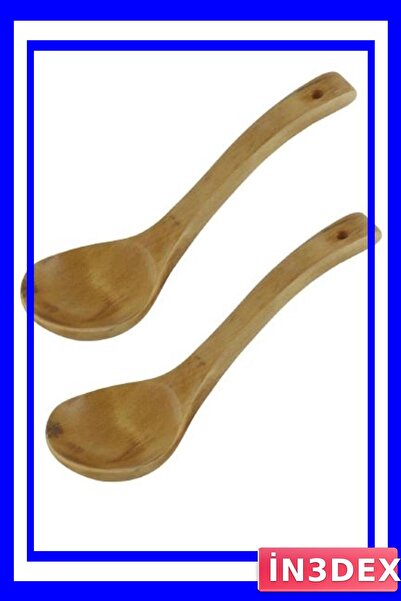 İN3DEX Wooden Kitchen Ladle 36 cm Length