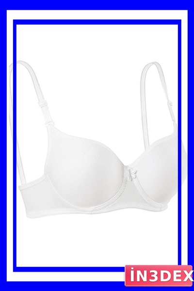 İN3DEX White Silicone Women's Bra with Support