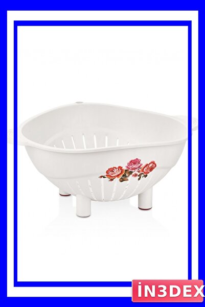 İN3DEX Stainless Steel Pasta Strainer Kitchen Utensil