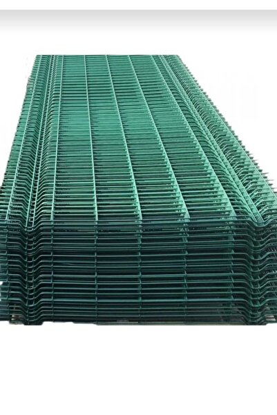 KONSEP Panel Çit Sade 120x250 cm | Galvanizli Yeşil Çelik Panel tel ÇUBUKLU