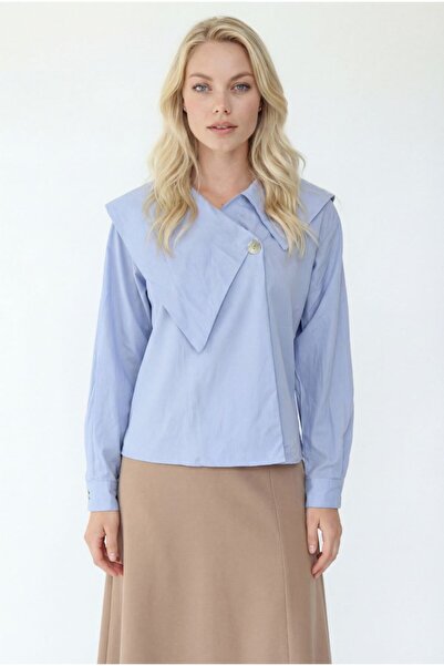 Cistern İstanbul Women's Cross-Collar Shirt
