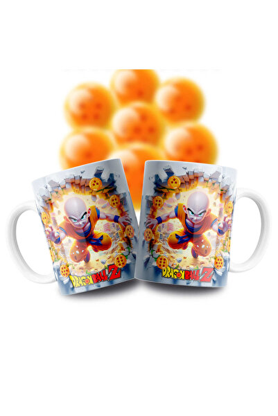 Velorina Dragon Ball Z Themed Porcelain Mug – Colorful Anime Print, Tea & Cof...