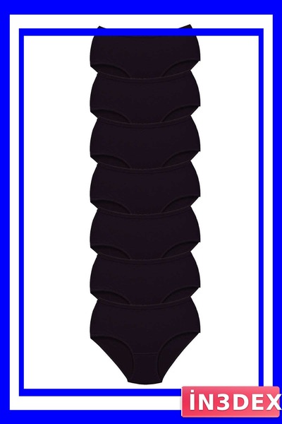 İN3DEX Women's High Waist Bato Panties Set of 7 Thick Elastic