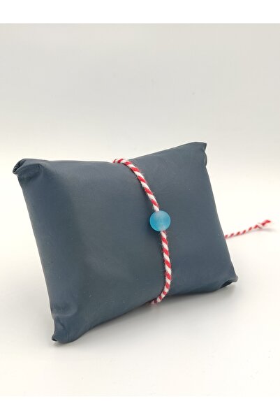 ALTUNTAŞ Shiny Agate Stone Marteni̇çka Adjustable Bracelet