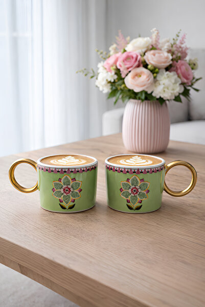 Yumuk Shop 2 Li Azure Bloom Kupa Seti