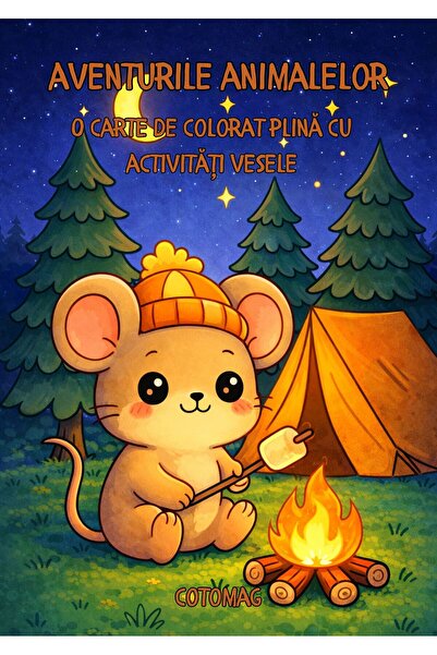 Cotomag Aventurile Animalelor - Carte De Colorat Plina Cu Activitati Vesele /...
