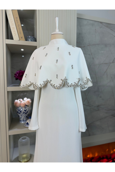 YuSeM Elina Abiye Beyaz