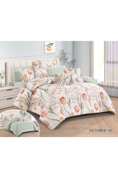 REDROSE COLOR Summer microfiber fitted sheet set (8 pieces) - Summer microfib...