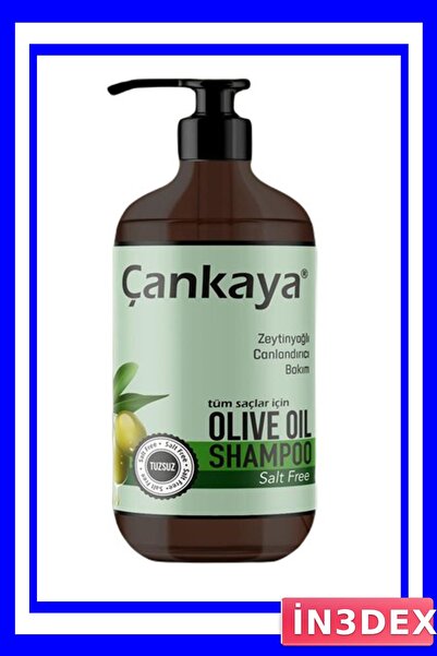 İN3DEX Olive Oil Hair Care Shampoo Salt-Free Formula 1000ml