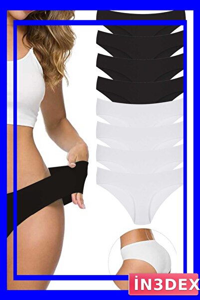 İN3DEX Seamless Laser Cut Flexible Panties 8-Pack