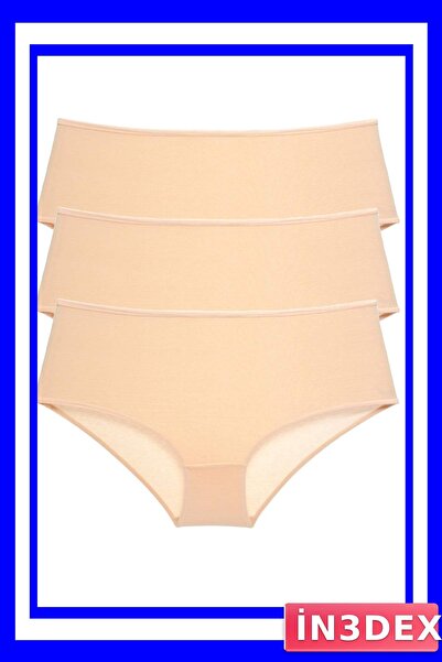 İN3DEX High Waist Bato Panties for Women 3 Pack