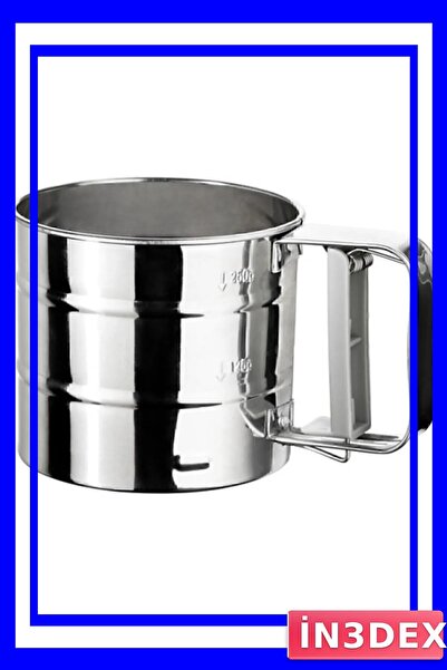 İN3DEX Small Size Stainless Steel Flour Sieve for Kitchen