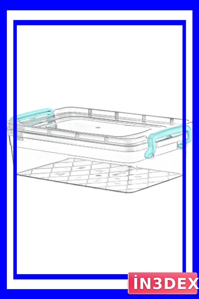 İN3DEX Medium Storage Container with 3.5 Liter Capacity