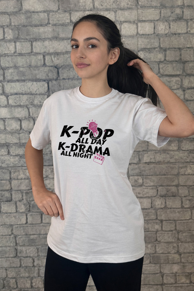barsdepo K-Pop K-Drama Printed Unisex T-Shirt for Children / Adults (with Sur...