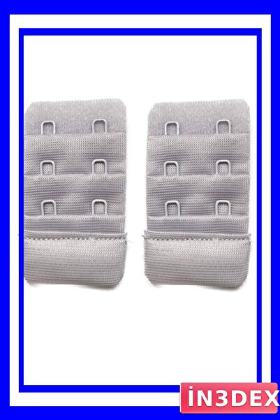 İN3DEX Bra Extension Hook Set 2 Pieces with 3 Rows of Hooks