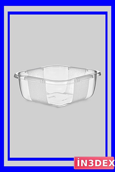 İN3DEX Square Transparent Storage Container Size 4