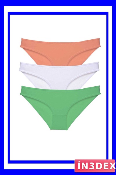İN3DEX Lycra Women's Slip Panties Set of 3 Economic Series