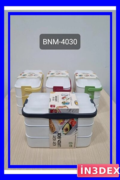 İN3DEX Foldable Multi-Compartment Food Storage Container