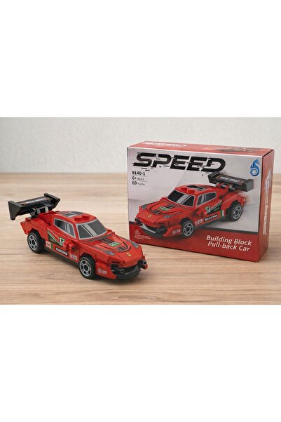 Balonsan Speed Building Block Pull and Drop Lego Car
