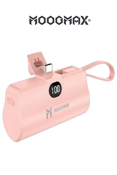 MOOGMAX 2-in-1 Super Tiny Size Mini Power Bank with a 5000mAh capacity and th...