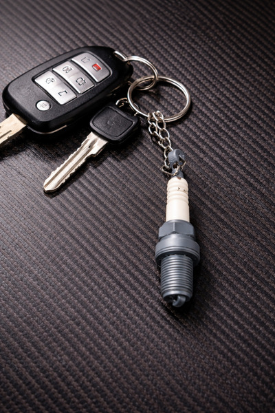 Otscraft Studio Spark Plug Design Keychain Auto Keychain